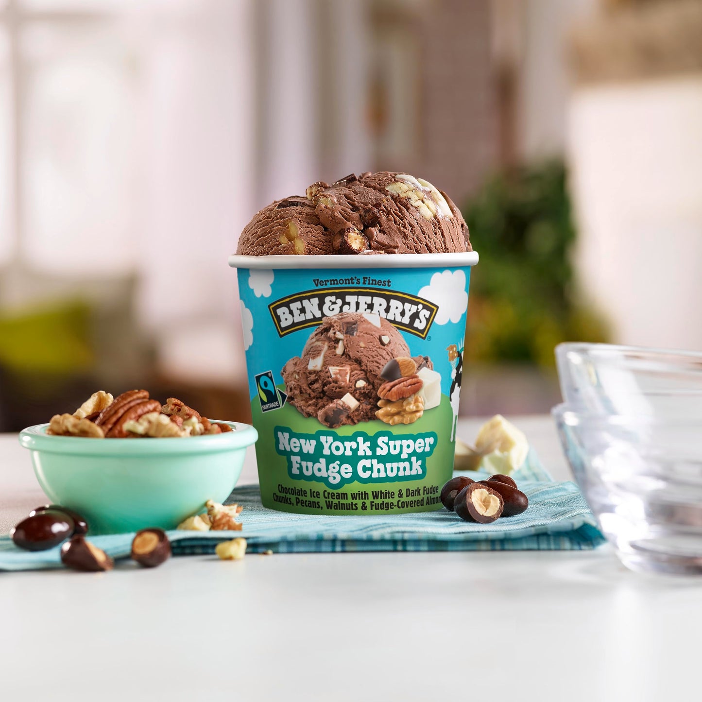 Ben & Jerry's Ice Cream New York Super Fudge Chunk 16 oz
