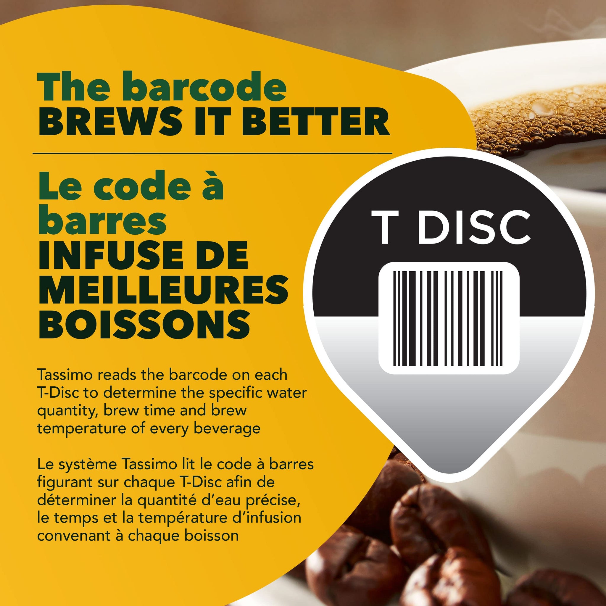 Tassimo Nabob 14 T Discs - Breakfast Blend - extra large size (123g / 4.3oz)