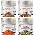 Complete Kabob Collection | Authentic Small Batch Seasonings | 4 Gourmet All Natural Spice Blends | All Natural | Hand Packed, Non GMO | Made in USA |