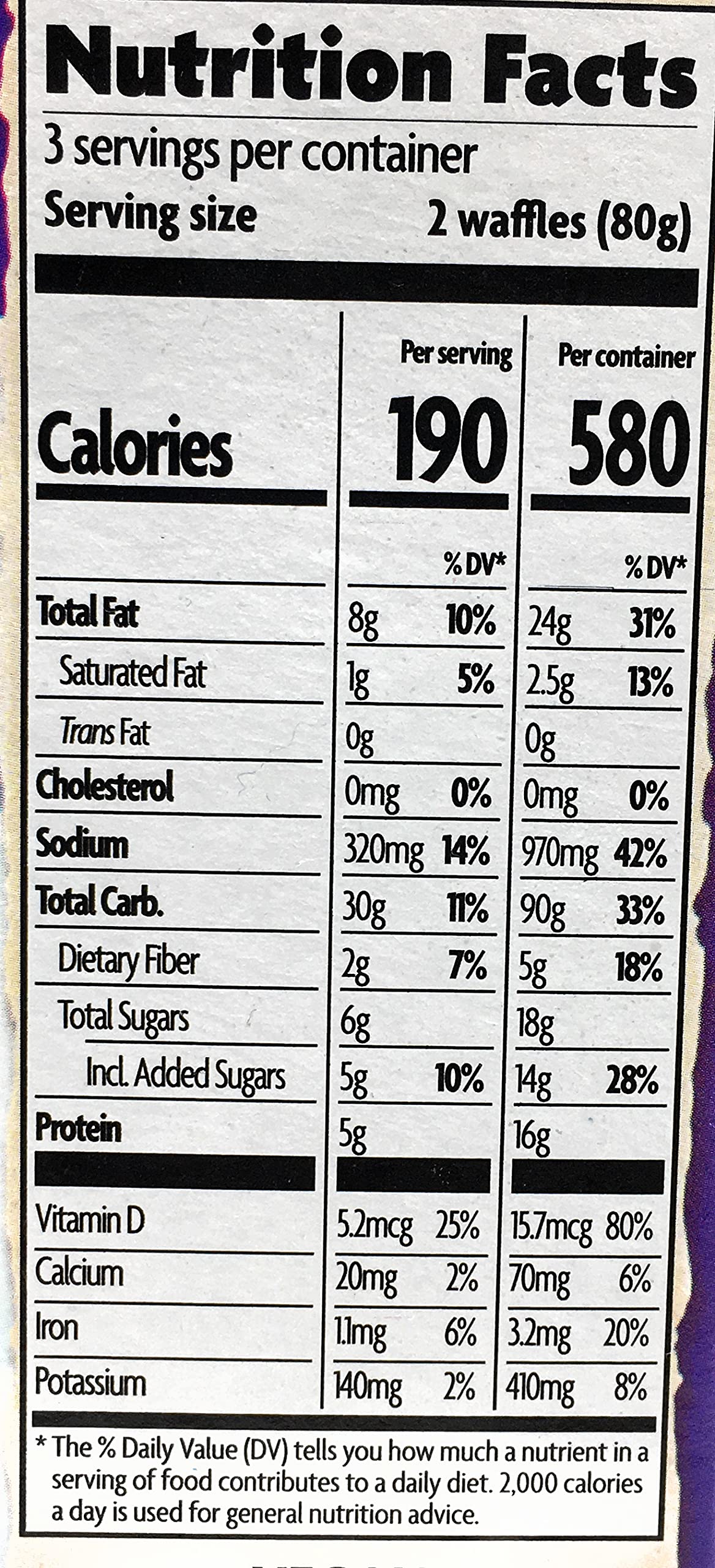 Envirokidz Organic Polar Beary Pink Blueberry Waffles, 8.5 OZ