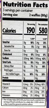 Envirokidz Organic Polar Beary Pink Blueberry Waffles, 8.5 OZ