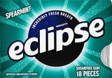 Eclipse Spearmint Sugarfree Gum, 18 Count