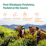 NEPAL TEA Organic Chai Tea Bags from the Himalayas, Chai Spice Blend - 15 Pyramid Tea Bags, Single Origin Chai Spice Tea - Black Tea Bags, Loose Leaf