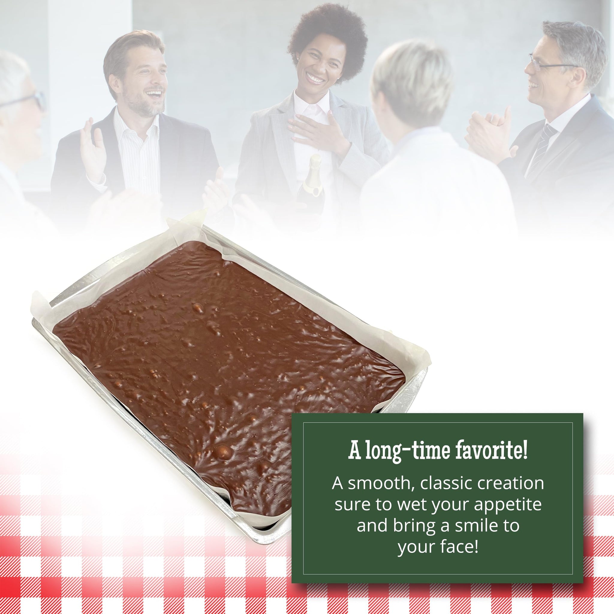 Valley Fudge, Chocolate Slab, Fresh Artisan Fudge, Real Butter, Bulk Gourmet Candy, Birthday, Thank You, Housewarming Gift, 6 Pounds