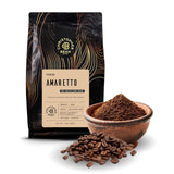 Christopher Bean Coffee - Certified Kosher - Regular Ground Universal Drip Amaretto Flavored Coffee, Relaxing after Dinner | Amaretto Flavored Medium