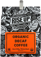 Organic Decaffeinated, Certified Fair Trade Organic Coffee, 12 oz, Whole Bean (Organic Decaf)