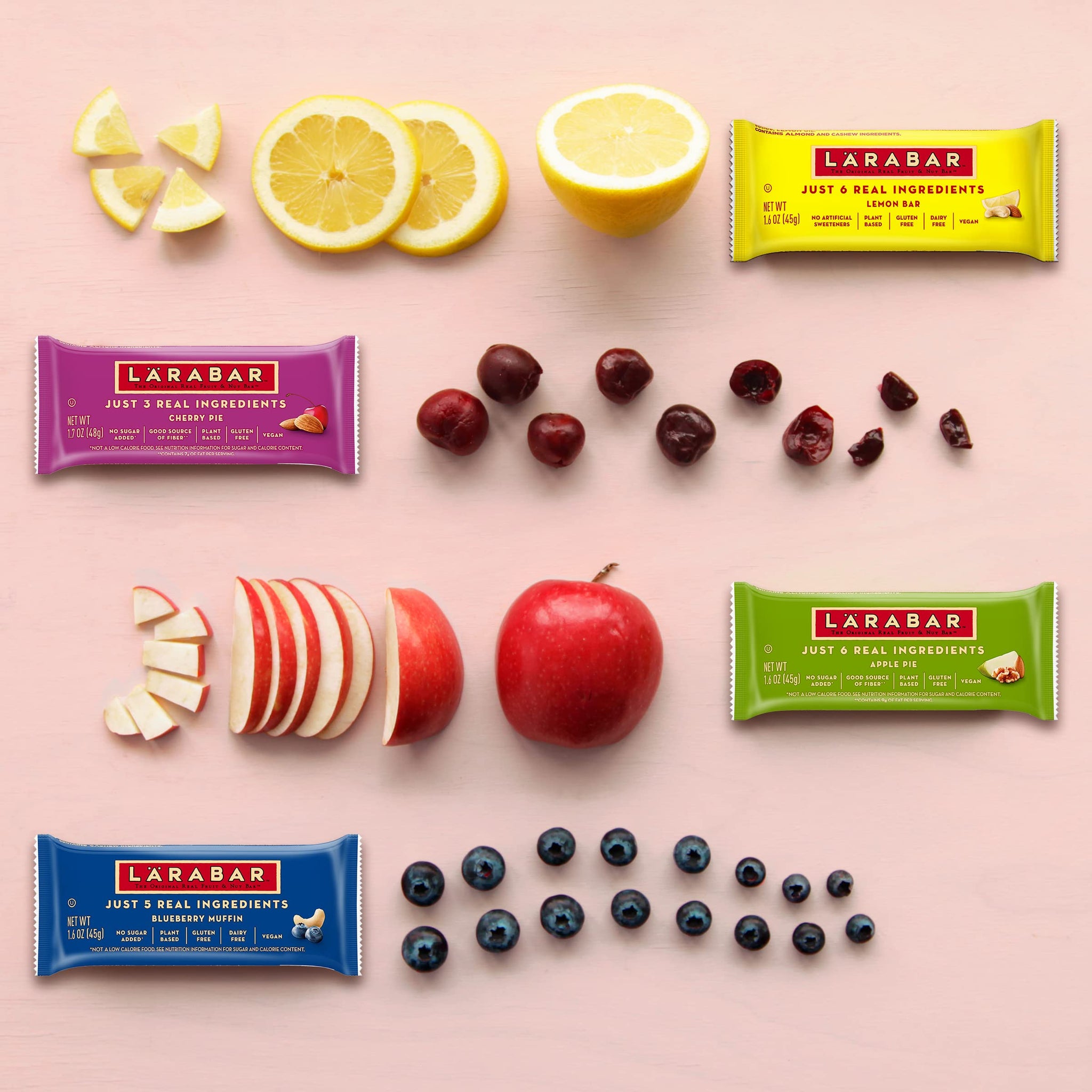 LARABAR Apple Pie Fruit & Nut Food Bar, Gluten Free (Pack of 10)