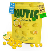 Nutic Lemoncello Chocolate Covered Almonds - 1 Lb. Roasted Almond in White Chocolate & Lemon Creme Candy. Citrus Bliss Flavors for Perfect Snacks