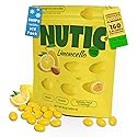 Nutic Lemoncello Chocolate Covered Almonds - 1 Lb. Roasted Almond in White Chocolate & Lemon Creme Candy. Citrus Bliss Flavors for Perfect Snacks