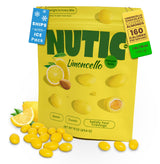 Nutic Lemoncello Chocolate Covered Almonds - 1 Lb. Roasted Almond in White Chocolate & Lemon Creme Candy. Citrus Bliss Flavors for Perfect Snacks