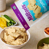 Milton's Gluten Free Crackers, Everything - Everything Bagel Inspired, Non-GMO Project Verified, Kosher, Certified Gluten Free Snack, 7 Grains In