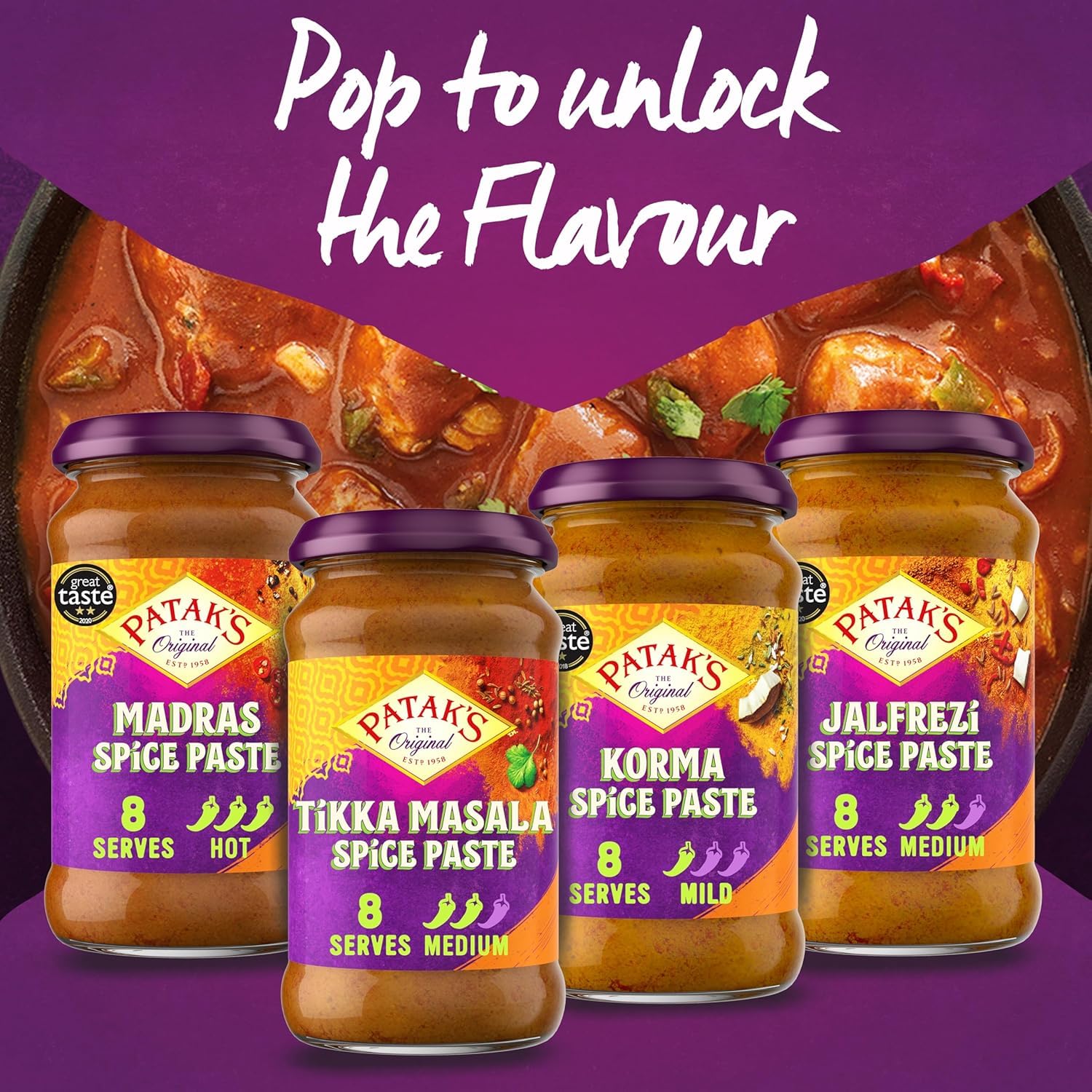 Patak's Balti Spice Paste 283g - Pack of 2