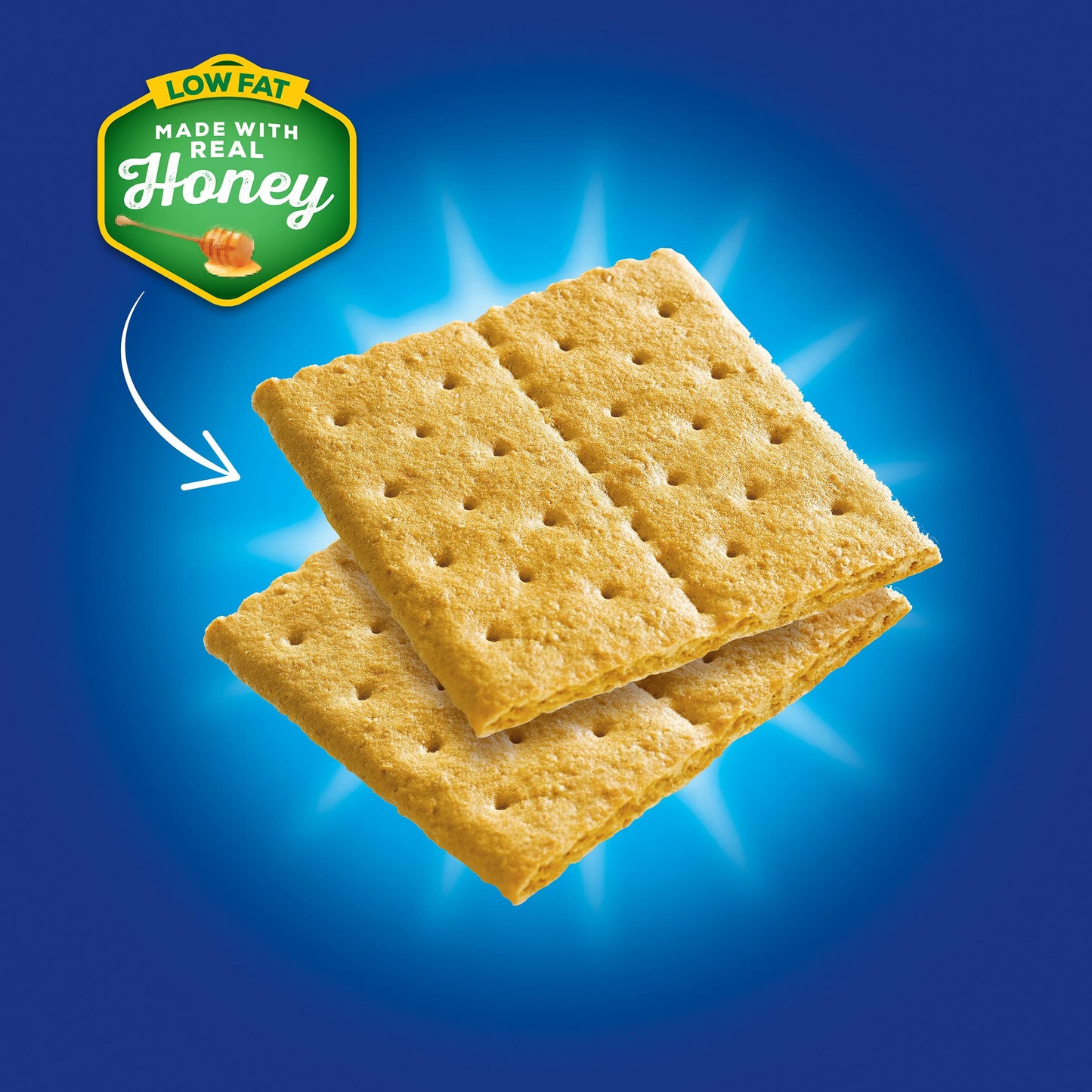 Honey Maid Low Fat Honey Graham Crackers, Lunch Snacks, 14.4 oz