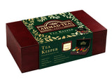 Ahmad Tea Keeper Wooden Box with 80-Count Assorted Tea Bags