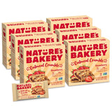 Nature’s Bakery Oatmeal Crumble Bars, Strawberry, Real Fruit, Vegan, Non-GMO, Breakfast bar, 6 Boxes With 6 Packs, 36 Count