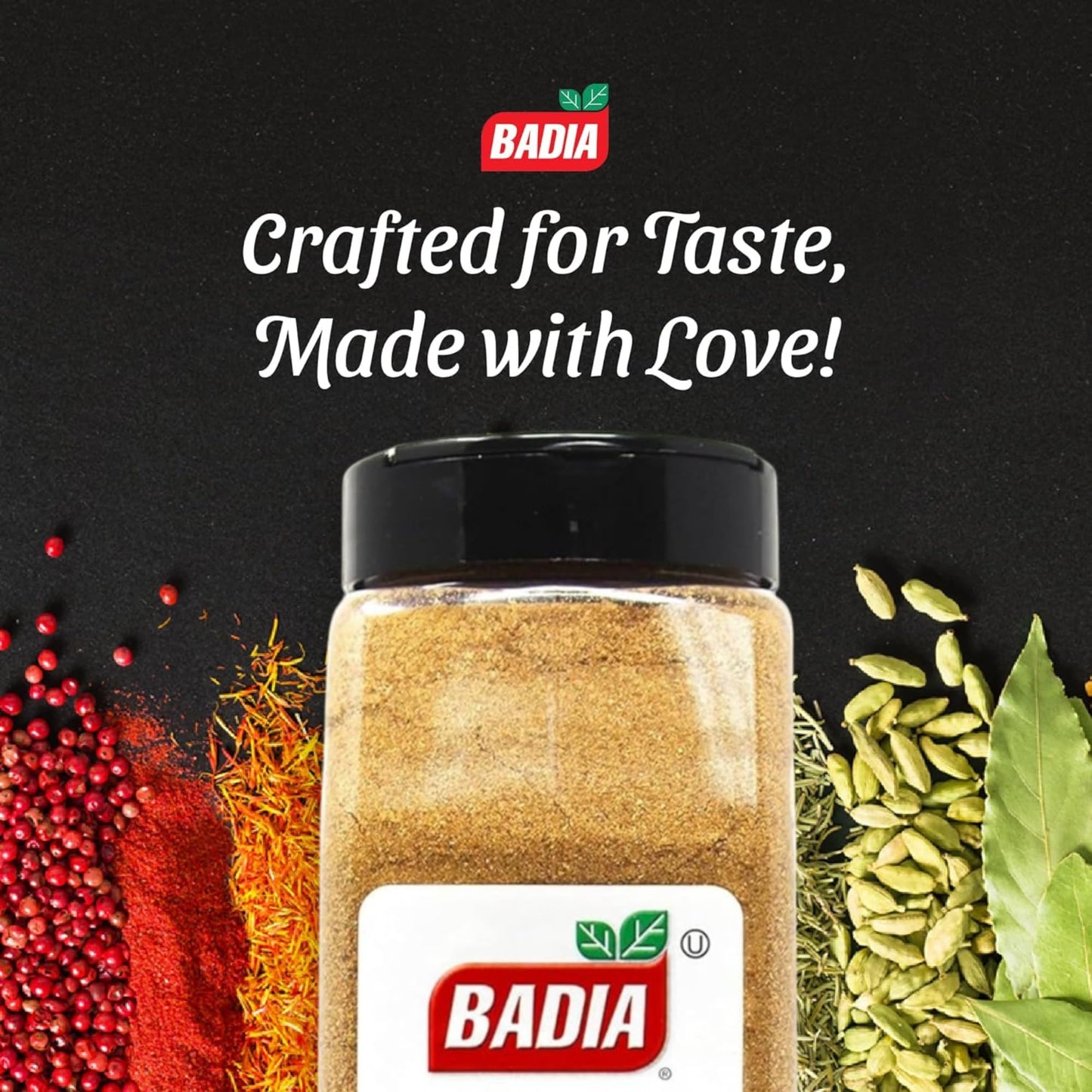 Badia Ground Coriander, 14 oz - Premium Culantro Spice for Cooking & Seasoning, Middle Eastern, Indian & Latin Cuisine