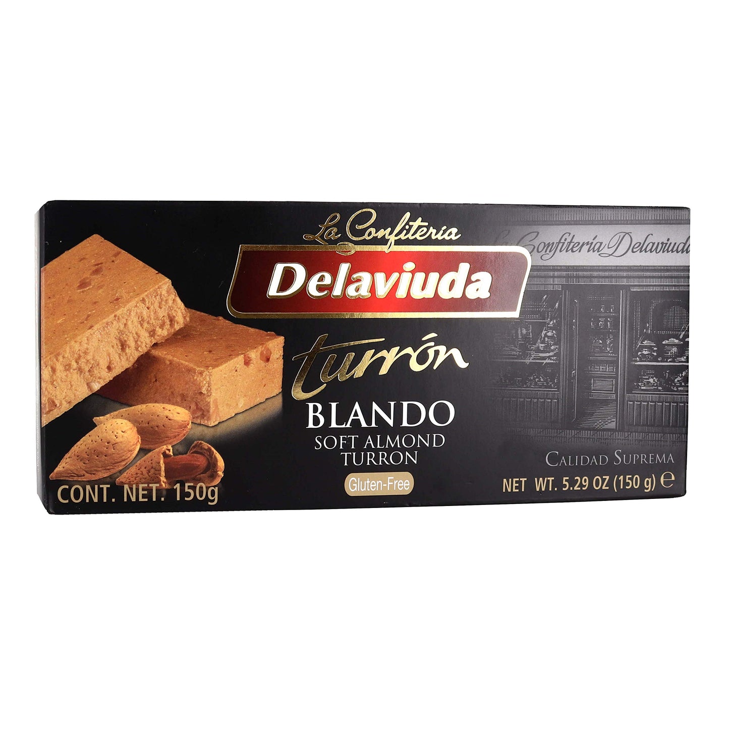 Delaviuda Turron Soft Almond Nougat Blando - 5.29 OZ (3 Pack)
