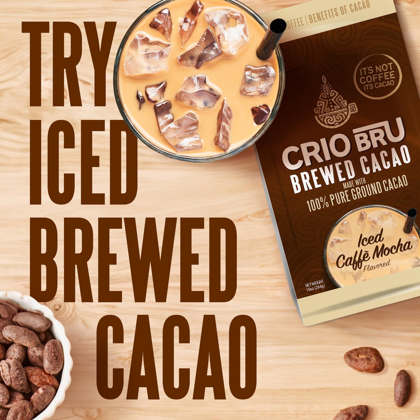 Crio Bru Highlander Grogg Roast Brewed Cacao Drink, 1.5lb