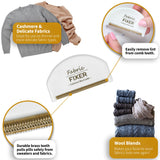 Cashmere Pill Remover Comb & Multi-Fabric Sweater Combs for Pills and Fuzz (3-Pack) Manual Fabric Defuzzer Wool Lint Shaver Comb Scraper for Clothing