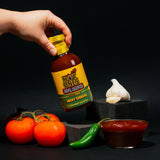 Hot Ones BBQ Sauce Trio - Variety Pack - Gift Set - Original, Smoked Serrano, Caribbean