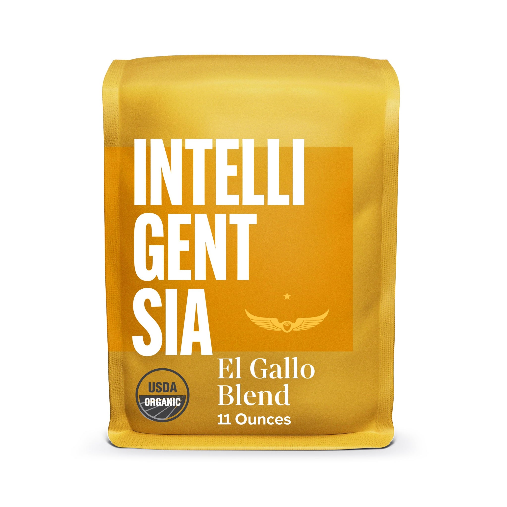 Intelligentsia Coffee, USDA Organic Light Roast Whole Bean Coffee, 100% Arabica Coffee - El Gallo Blend 11 Ounce Bag