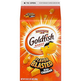 Pepperidge Farm Goldfish Flavor Blasted Xtra Cheddar Crackers, 30 Oz Carton, Pack of 6