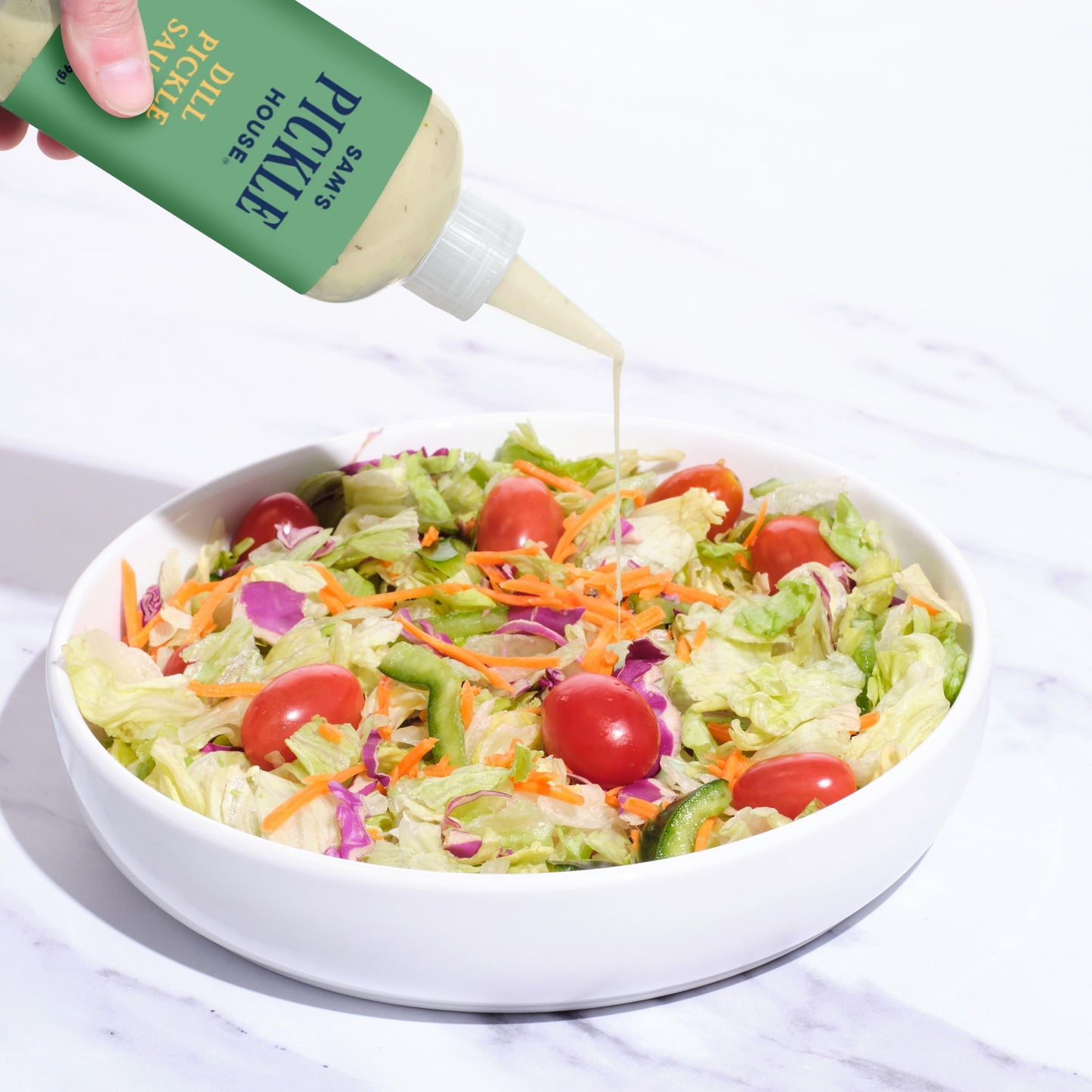 Sam's Pickle House Dill Pickle Sauce - Tangy Pickle Condiment & All-Purpose Dressing, Perfect for Salads, Marinades, Dips & More, Premium Pickles