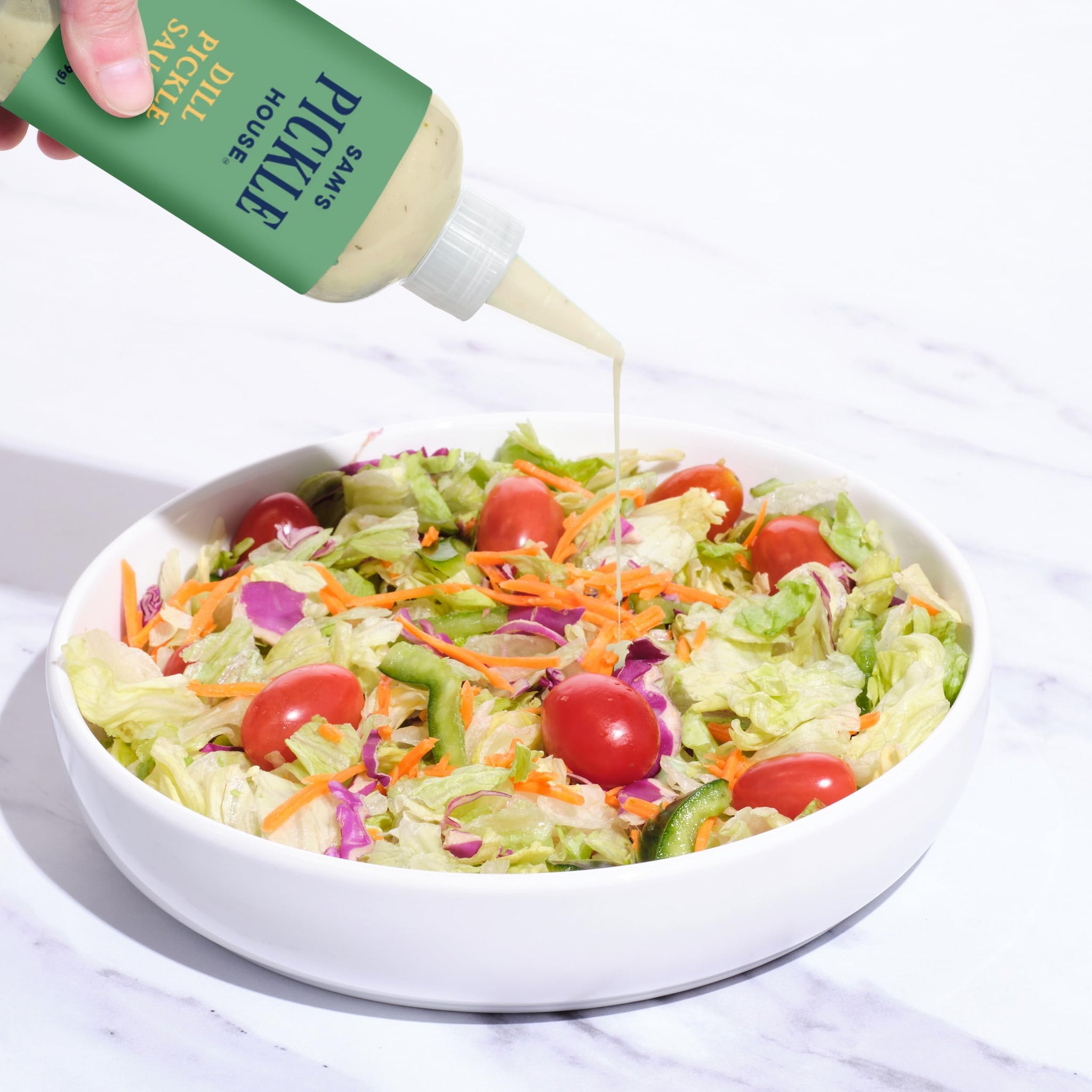 Sam's Pickle House Dill Pickle Sauce - Tangy Pickle Condiment & All-Purpose Dressing, Perfect for Salads, Marinades, Dips & More, Premium Pickles