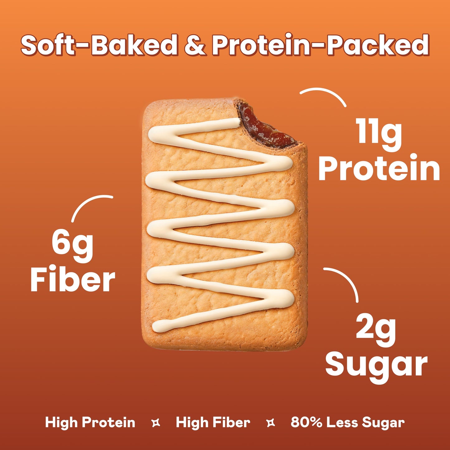 Magic Spoon High Protein Pastries, S'mores - 11g Protein, 6g Fiber, 5g Net Carbs, 3g Sugar - Gluten Free, Grain Free, Keto Friendly Protein Snacks - 3