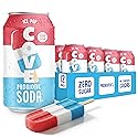 Cove Probiotic Soda, Zero Sugar Better-For-You Alternative - Refreshing, Delicious Probiotic Drink, No Synthetic Colors & Caffeine Free - Ice Pop, 12
