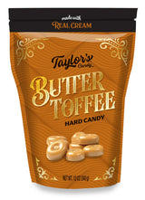 Taylor's Real Cream Butter Toffee Hard Candy, 12 Ounce Bags, 4 Count Pack