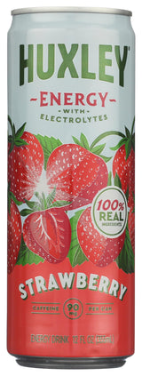 Huxley Strawberry Energy Drink, 12 FZ
