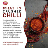Crushed Red Pepper Flakes 4 LB Bulk Jar (64 Oz) - All Natural, Pure, Chilli Flakes Hot Pepper, Great on Pasta and Pizza by Spicy World - Can Also Be