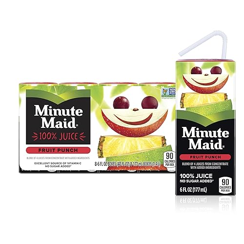 Minute Maid 6oz 8pk Fruit Punch w/ Calcium & Vitamin C