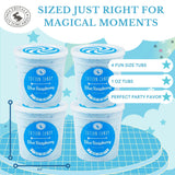 CHOCOLATE STORYBOOK Cotton Candy Party Pack - Unique Idea for Holidays, Birthdays, Gag Gifts, Favors (Blue Raspberry, 1 oz each, 4-Pack)