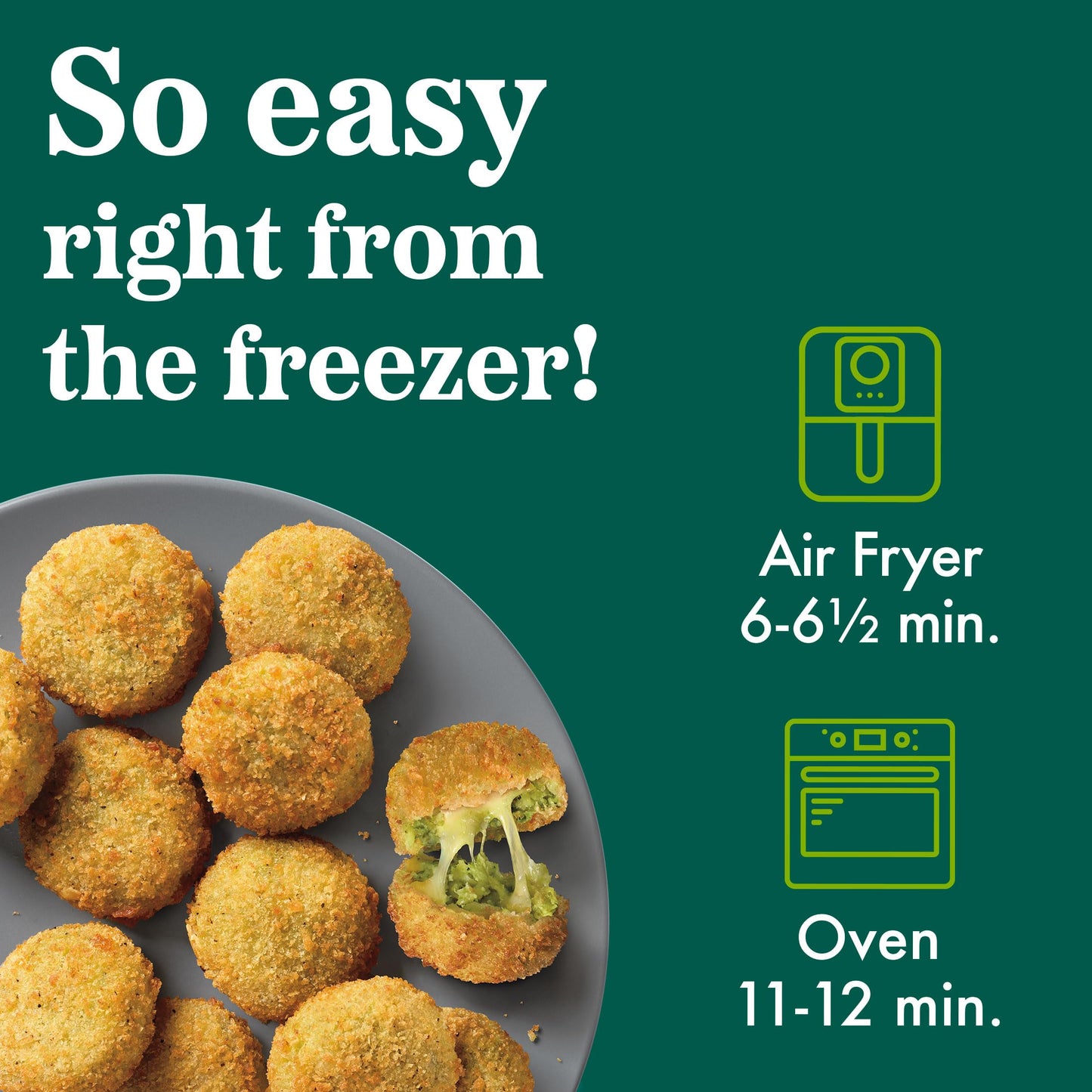 Dr Praegers Broccoli Cheddar Cheesy Bites, 9 OZ