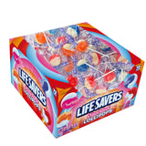 Life Savers® Swirl Lollipops - Bulk Box of Life Savers® Lollipops Individually Wrapped, Fruit and Cream Swirled Suckers, Assorted Flavors - 72 Count