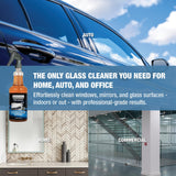Zenex The Boss Glass Cleaner - Professional-grade Glass Cleaner | Removes Grime from Glass Surfaces - Mirrors, Windows, & More | Not For Tinted Glass