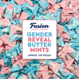 Gender Reveal Buttermints Individually Wrapped, 100 Count | Pink and Blue Candy For Gender Reveal Party Favors & Baby Shower Mints | Sweet After
