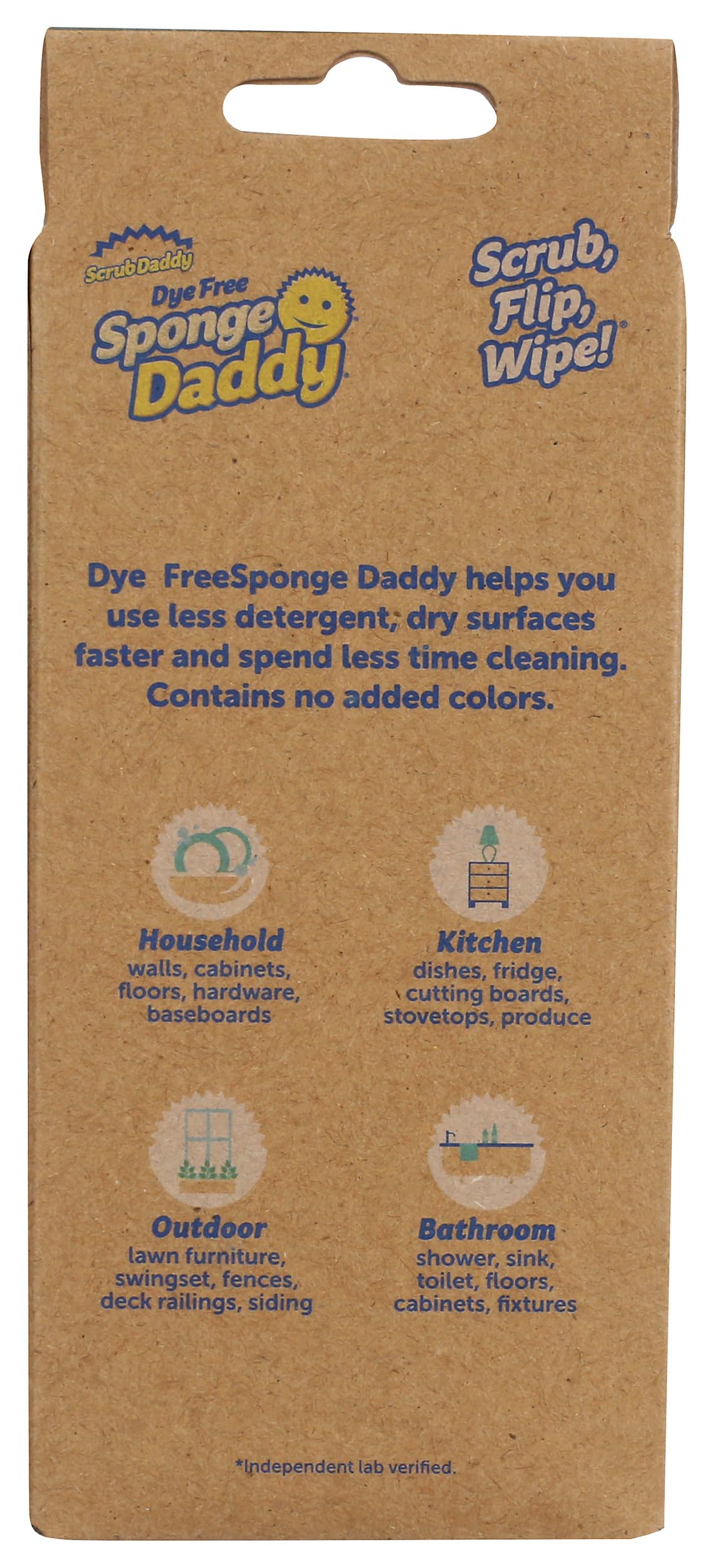 Scrub Daddy Dye Free Sponge Daddy 3 Count, 3 CT