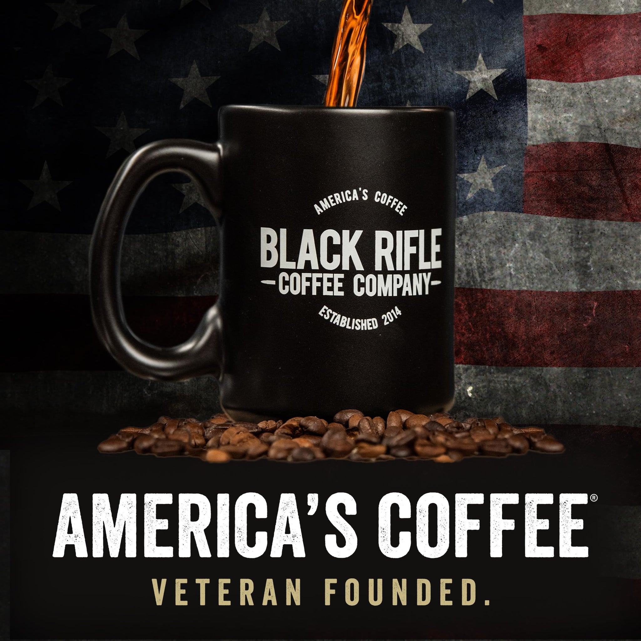 Black Rifle Coffee Company Instant Coffee Sticks - Roasted Blend Made from Pure Arabica Beans - Colombian & Brazilian Beans - Veteran Founded