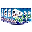 Purex 4-in-1 Laundry Detergent Pacs, Mountain Breeze, 29 Count (Pack of 6), 174 Total Loads