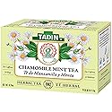Tadin Chamomile Mint Herbal Tea - no Caffeine, 24 Tea Bags (Manzanilla)