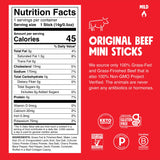 Chomps Chomplings Original Beef Mini Sticks 14 Count, 0.5 OZ