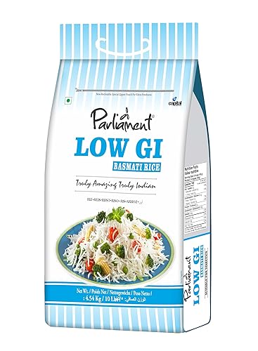 Parliament Diabetic Friendly Basmati Rice w/Lower G.I. Index Value - 10lb