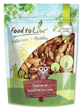 Food to Live Dry Roasted Brazil Nuts, 4 Pounds - Unsalted, Whole, Oven Roasted Brazilian Nuts, No Oil Added, Shelled, Vegan, Kosher, Bulk. Good Source