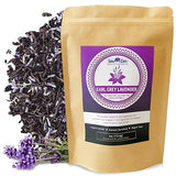 Sou Zen Earl Grey Lavender Loose Leaf Tea Blend 4oz | Ceylon Black Tea with Bergamot Oil and Lavender Flowers | Aromatic Black Tea Blend | Resealable