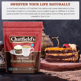 Chatfield’s All Natural Carob Powder 16-oz Pouch, Sweet and Delicious, Premium Quality, Caffeine-Free, Gluten-Free, Vegan, Kosher, Non-GMO Verified - (2 Pack)
