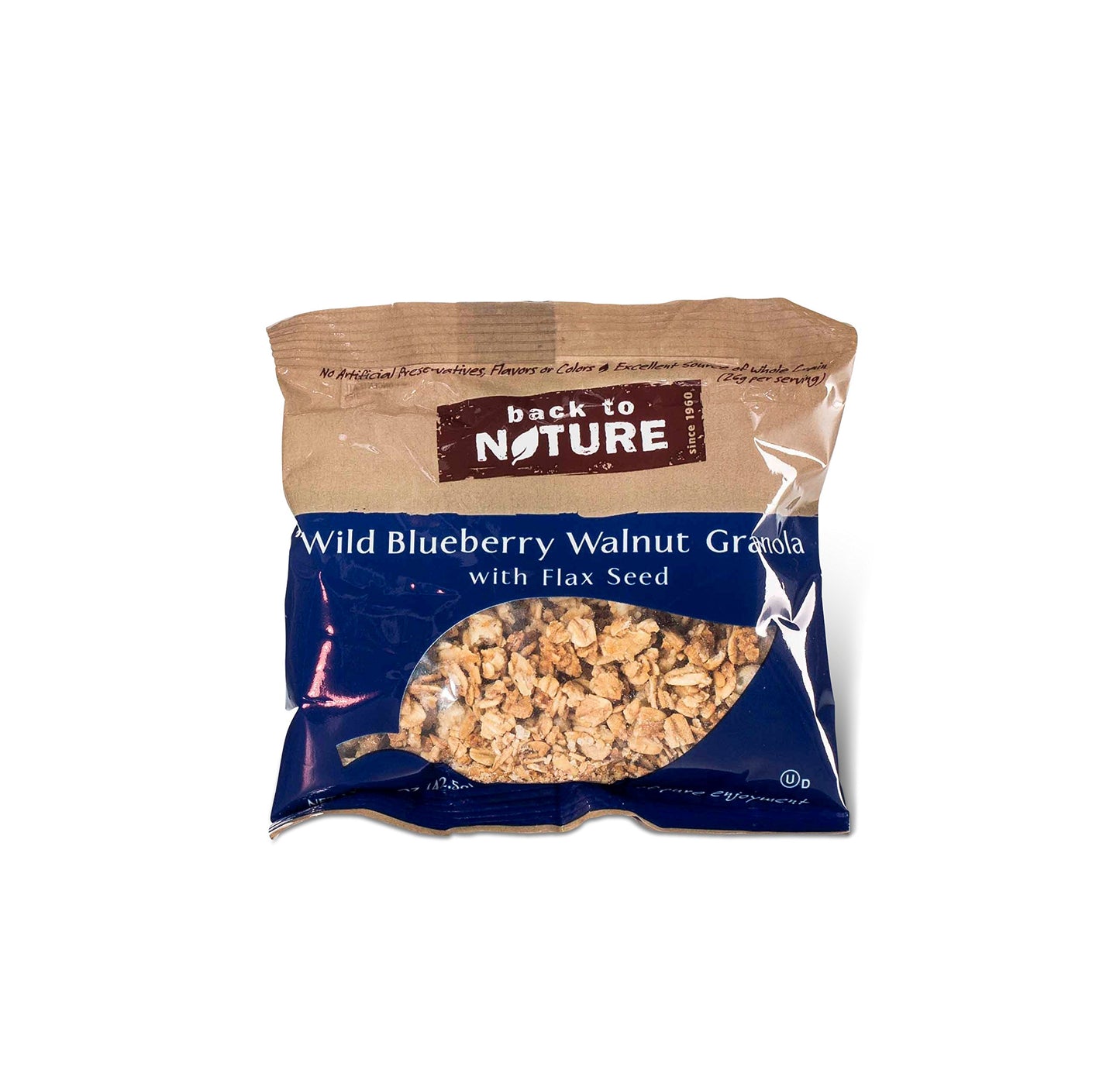 Back To Nature Granola to Go, Blueberry Walnut, 5-Count Pouches (Pack of 30)