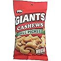 GIANTS Dill Pickle Flavored Cashews, (8-4 oz. Bags)